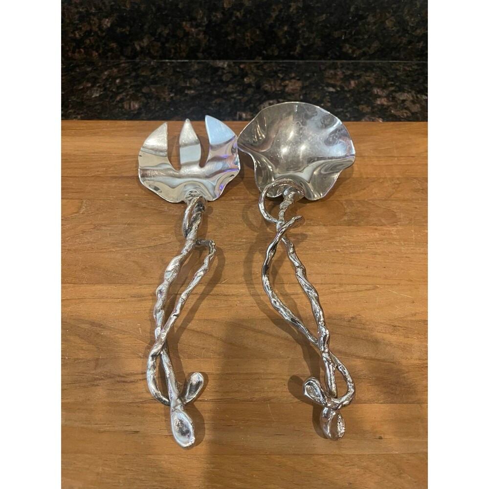 MICHAEL ARAM Wisteria fork and Spoon Serving Set
